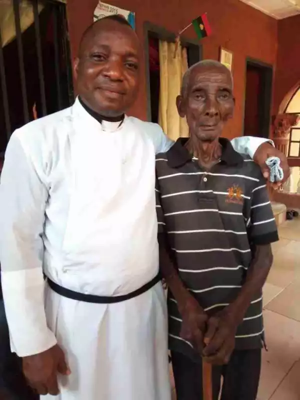 “Long Life Is A Reality": Nigerian Cleric Meets Man Above 130 Years (Pics)